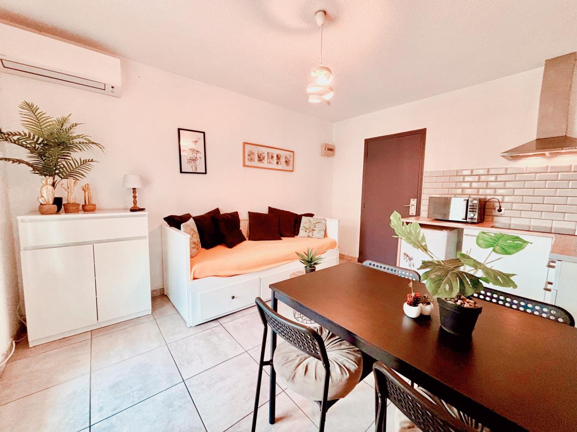 Appartement calme avec jardin privatif - 3 - Canet-en-Roussillon Extérieur photo